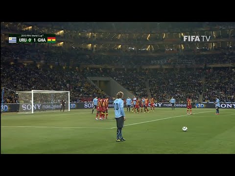 Diego Forlán freekick goal vs Ghana