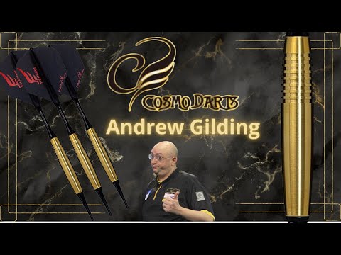 @cosmodartsofficial Andrew Gilding -90% Tungstène - 21g - Fléchettes Pointes Nylon