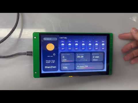 WT32S3-07S 7 inch smart display based on ESP32-S3 usded with ChatGPT