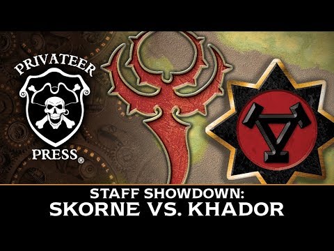 Staff Showdown Skorne vs. Khador - Warmachine Weekend 2017