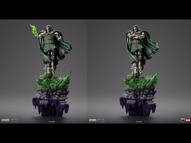 Vídeo relacionado con Iron Studios Estatua Doctor Doom Deluxe Infinity Gauntlet Diorama BDS Art Scale 1/10 42 cm