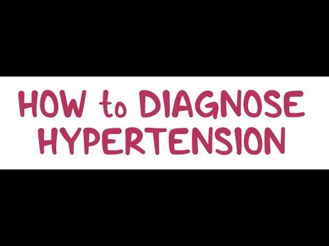 How to diagnose hypertension