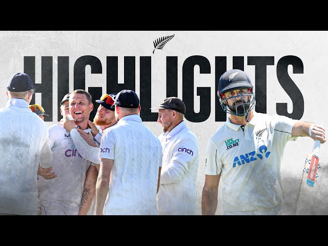 Bethell Hits 50 In 37 & Carse Claims 6-42 | Highlights | New Zealand v England | 1st Test Day 4 Bethell Hits 50 In 37 & Carse Claims 6-42 | Highlights | New Zealand v England | 1st Test Day 4