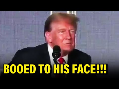 Trump Gets MERCILESSLY BOOED at Speech