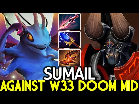 SUMAIL [Puck] Absolutely Crazy Mid Against W33 Doom Dota 2
