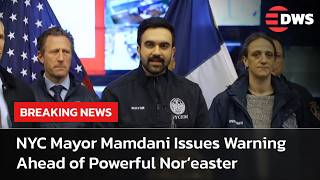 New York City Mayor Zohran Mamdani Urges New Yorkers to Stay Home as Nor’easter Approaches | AC15