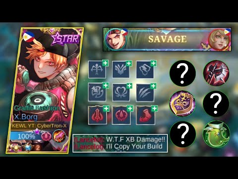 NEW X.BORG BURST BUILD & EMBLEM SET 2023 = AUTO SAVAGE!! - MLBB