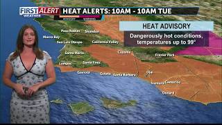 Tracking a major heatwave this week