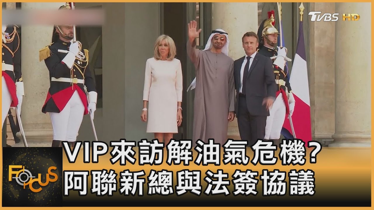 VIP來訪解油氣危機?阿聯新總與法簽協議