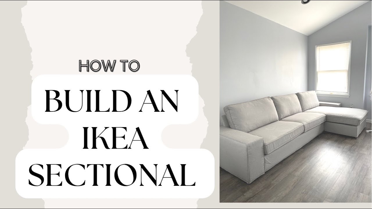 HOW TO PUT TOGETHER THE IKEA KIVIK COUCH / STEP BY STEP ASSEMBLE GUIDE WITH PICTURES OF MANUAL.