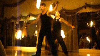 Soul Fyre poi duet at Kira's Oasis