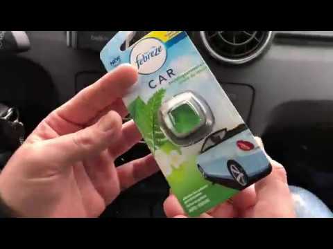 Febreze Spring Awakening Fragrance Car Air Freshener, 2 ml unboxing and instructions