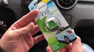 Febreze Spring Awakening Fragrance Car Air Freshener, 2 ml unboxing and instructions