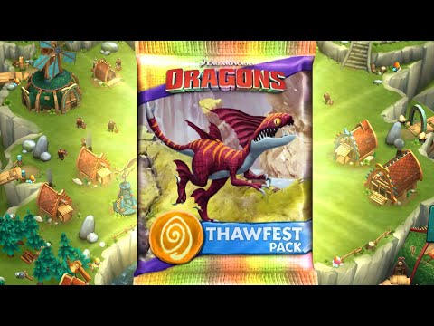 The New THAWFEST PACK and getting all its dragons- Dragons:Rise of Berk New Easter Update