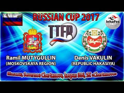 КУБОК РОССИИ-2017 Рамиль МУТЫГУЛЛИН (R:1536) - Денис ВАКУЛИН (R:789)