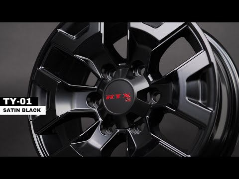 TY-01 Satin Black | RTX Wheels