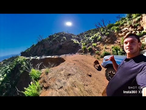 One Night Camping Pioneer Pass Pinal Mountain Arizona