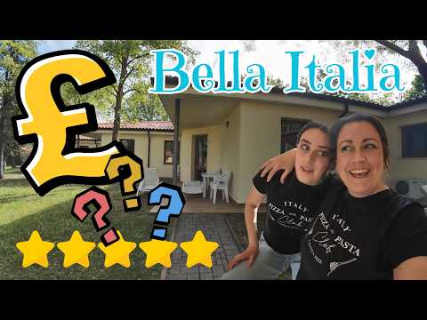 YOU won't BELIEVE what we PAID for THIS! BELLA ITALIA 5 Star Camping - Peschiera Lake Garda
