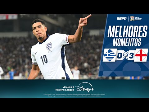 Gols e lances de Grécia x Inglaterra