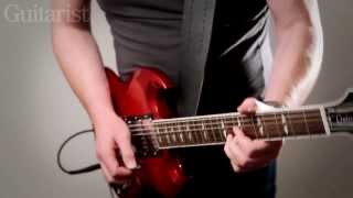 Video thumbnail for Gibson SG Deluxe electric guitar demo by Guitarist