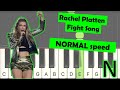 fight song piano tutorial easy right hand