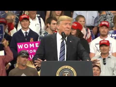 USA President Trump in Montana September 6 2018 Video