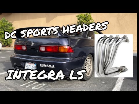 DC Sports Headers Install On Integra!!!
