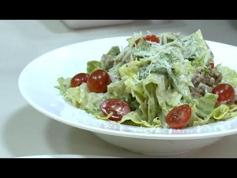 مطبخ دجلة | سباغيتي بصلصة الميرامية + سلطة سيزر مع الشيف طارق منذر