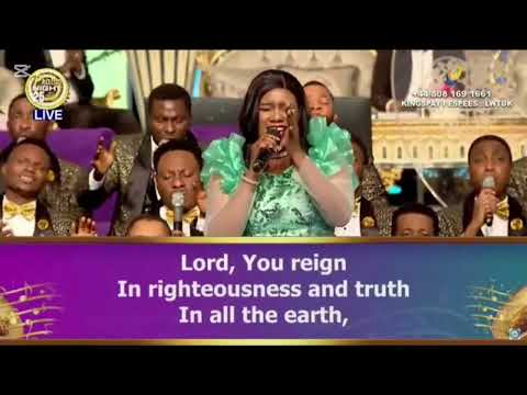 You reign in Majesty by Loveworld Singers & Oge at Praise Night 25 with Pastor Chris September 2025
