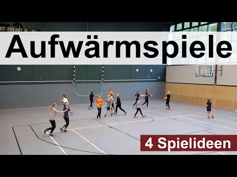 AUFWÄRMSPIELE | 4 SPIELIDEEN für den SPORTUNTERRICHT oder das TRAINING