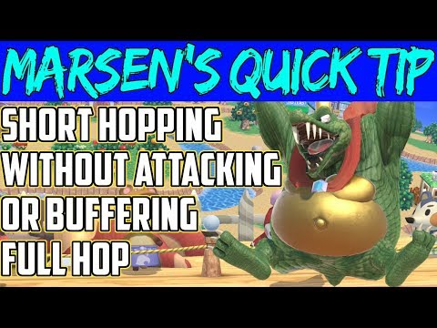 Short Hopping Consistently WITHOUT Inputting an Attack - Marsen's Quick Tip - Smash Bros Ultimate