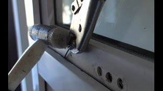 How to open a broken uPVC window lock