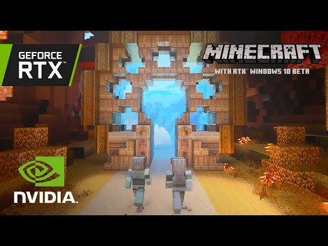 Minecraft with RTX Now Officially Available For All Windows 10 Players, GeForce News