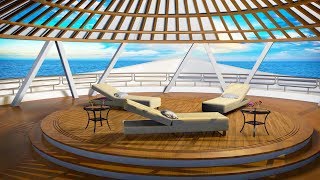 Ocean Waves Sleep Sounds Aboard Luxury Yacht | White Noise for Sleeping 10 Hours