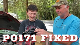 P0171 FIXED on 2009 Nissan Altima 2.5 liter