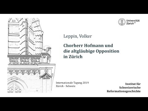 Leppin - Chorherr Hofmann und die altgläubige Opposition in Zürich