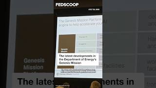 The latest developments in the Department of Energy's Genesis Mission