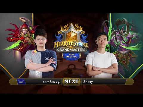 tom60229 vs Shaxy | 2021 Hearthstone Grandmasters Asia-Pacific | Top 8 | Season 1 | Week 3