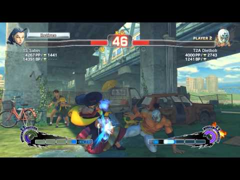 SSF4AE Netplay - VirginGaming Money Match - TS Sabin vs Dietbob