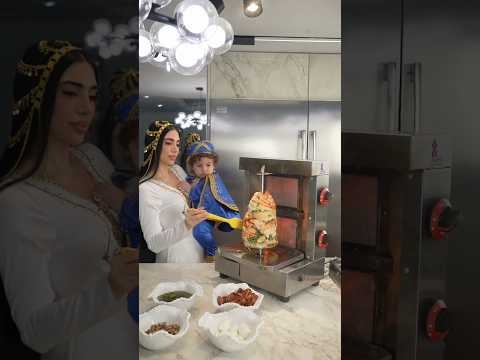 Gold lobster shawarma for my baby sultan first birthday 🦐