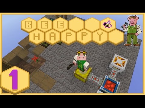 Minecraft: Bee Happy - #1 - In the Sky Again! (FTB Modded Minecraft) ReUpload Fixed Audio