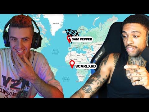 Mazzi Maz vs Sam Pepper on GeoGuessr