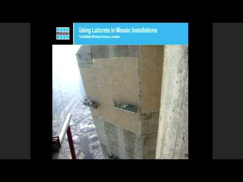 BAMM 2013 - Using Laticrete in Mosaic Installations by Jason P Smith