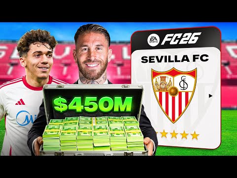 SERGIO RAMOS Buys SEVILLA & Rebuilds It!