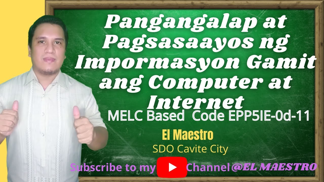 Putar video Pangangalap at Pagsasaayos ng Impormasyon Gamit ang Computer at Internet EPP ICT 5 sekarang Pangangalap at Pagsasaayos ng Impormasyon Gamit ang Computer at Internet EPP ICT 5