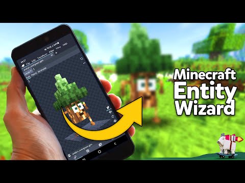Minecraft PE Addon Entity Wizard Tutorial - Make addons with your phone