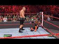 WWE 2K22 Rey Mysterio vs Brock Lesnar RAW 4K