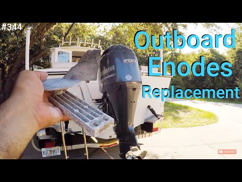 How to Replaced Anodes on a Yamaha Outboard 200 hp Engine and Similar Models