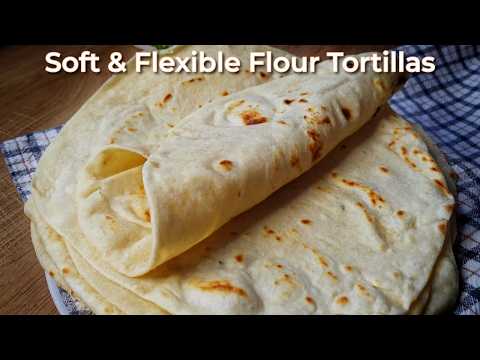 Soft, Puffy, & Flexible Flour Tortillas | Step-by-Step Guide