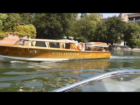 The luxury Excelsior Hotel Venice Lido.